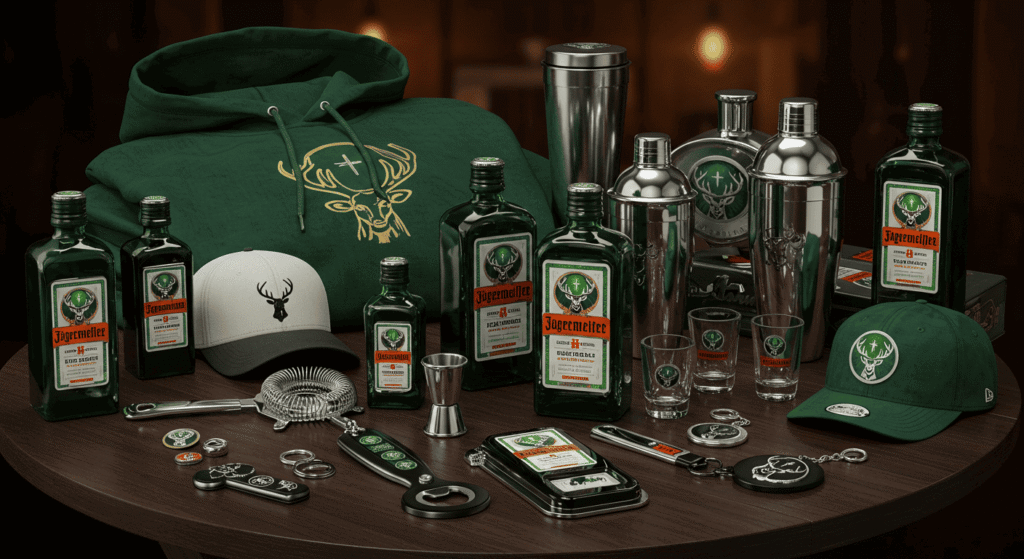 Jägermeister gift set shown in a contest prize pack