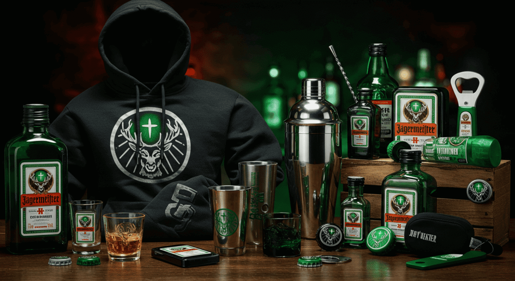 Jägermeister merchandise offered as contest prizes