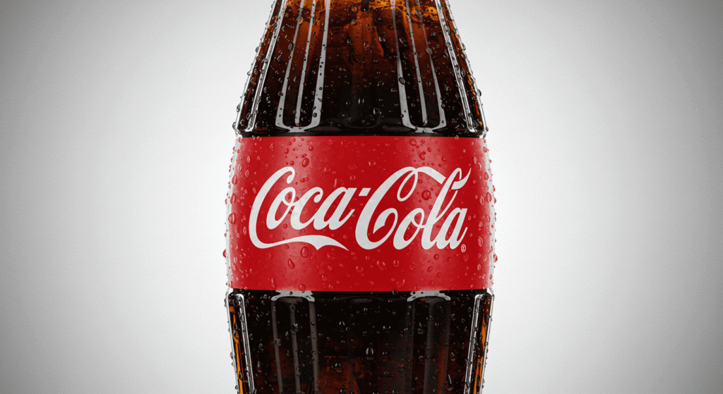 Bottle of Coca-Cola Orange Cream featured in contest announcement