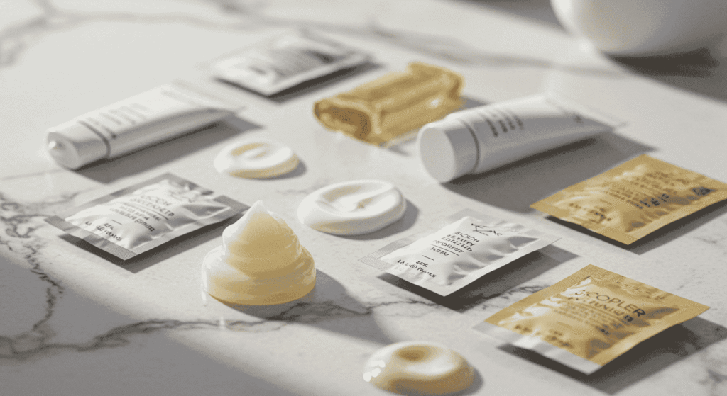 Exclusive skincare samples offer
