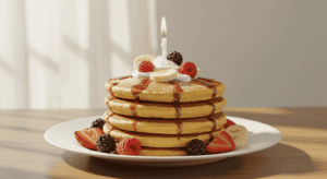 Birthday freebie Pancake