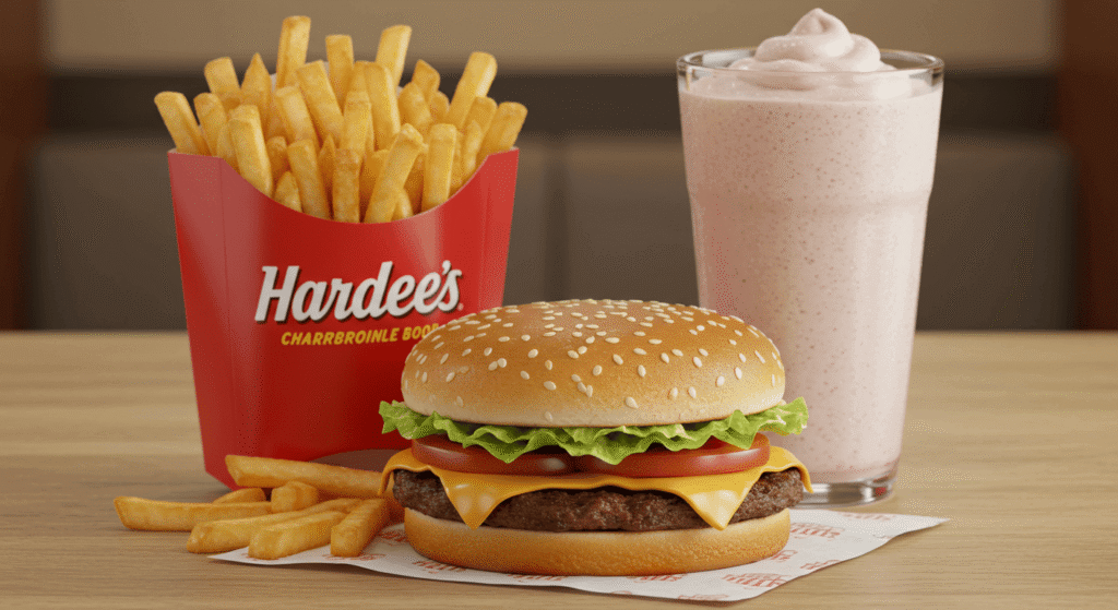 Hardee's coupon for a free burger or side