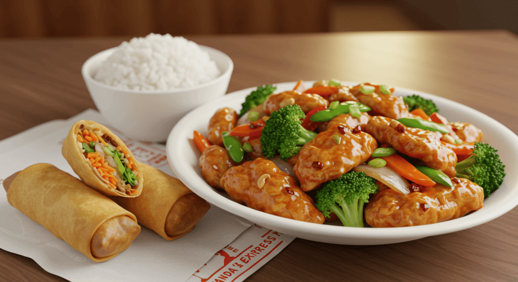 Assorted Panda Express coupons displayed for food discounts