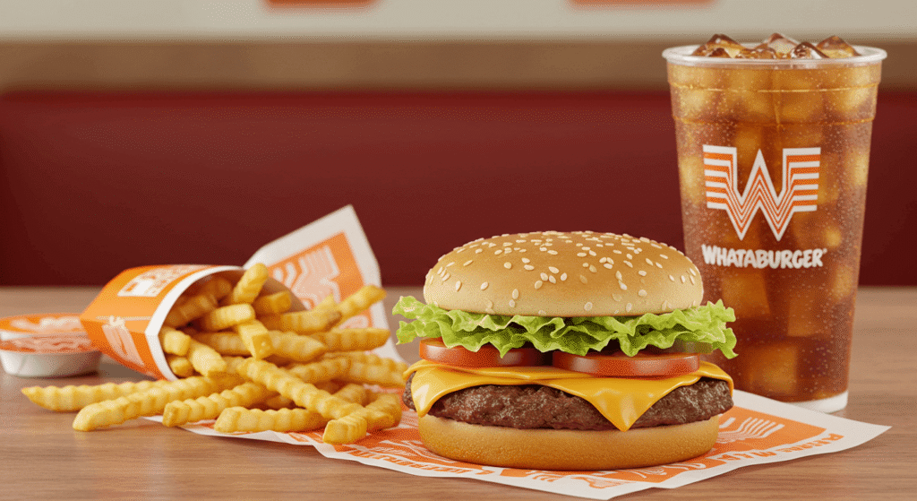 Whataburger coupon for a free burger or side