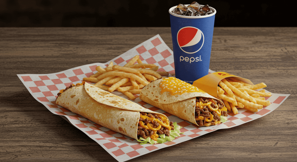 Taco Bell coupon for a discount on menu items