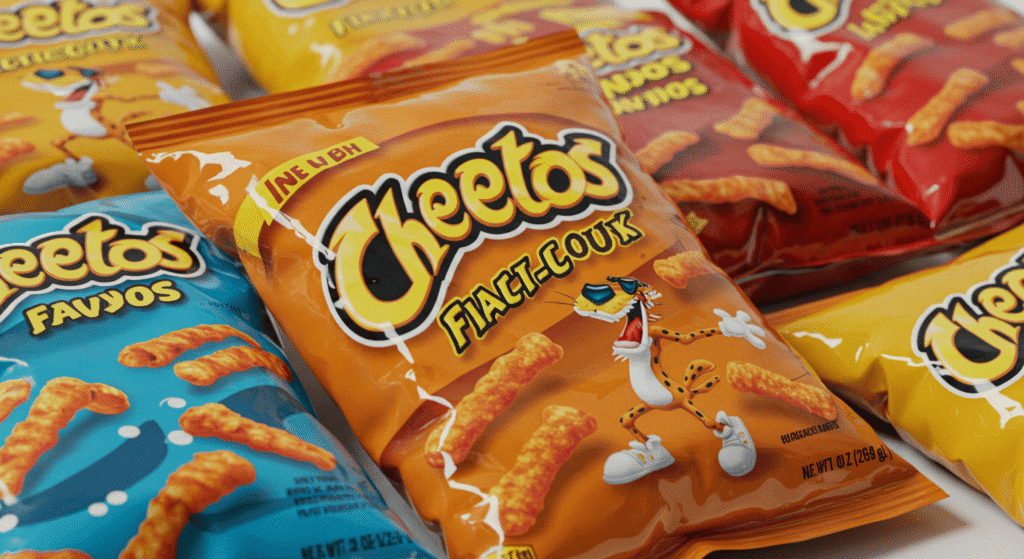 Cheetos swag prizes in giveaway promotion