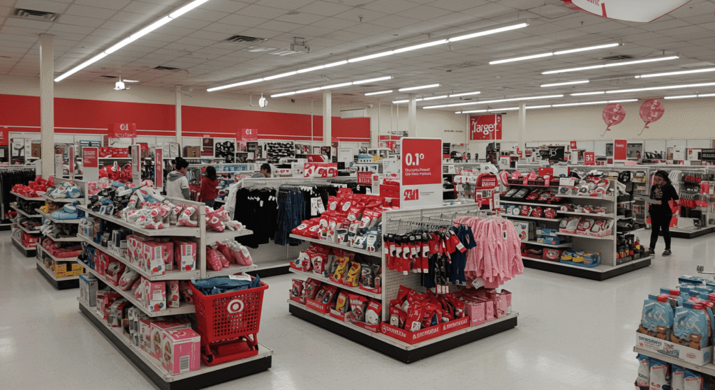 Target coupons clipped from Sunday newspaper