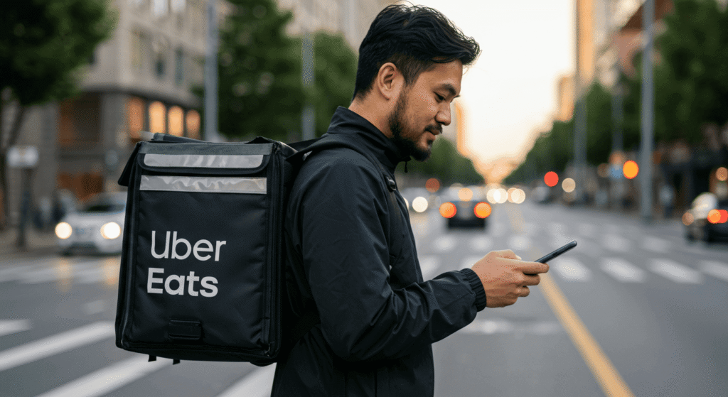 Uber Eats app displaying available coupon codes