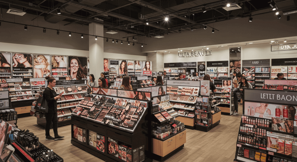 Customer using Ulta coupons at checkout