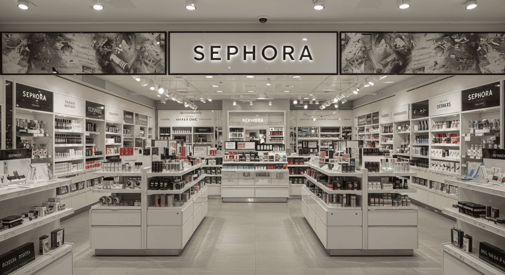 Stack of Sephora coupons offering beauty discounts