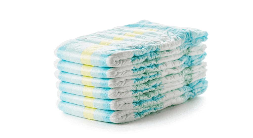 Parents reviewing free diaper sample options